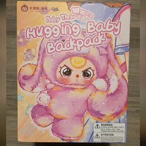 Hugging Baby Boardpack Plush Toy - Pink & Yellow